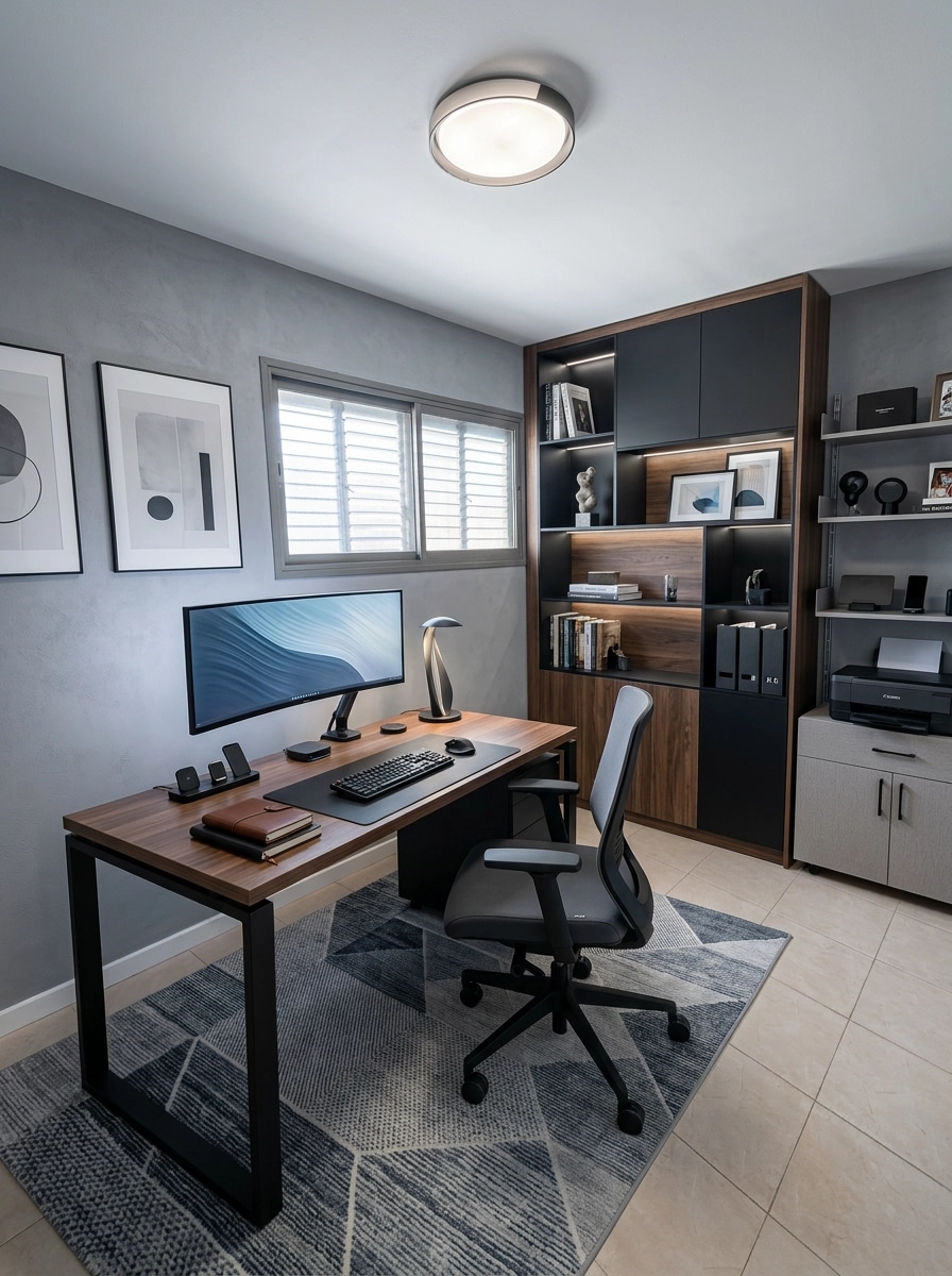 Interior design in Contemporary style — home_office by GenRoom AI