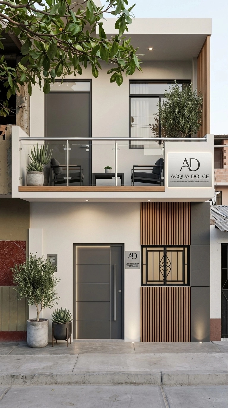 Minimalist Facade Facade design — facade photo by GenRoom AI