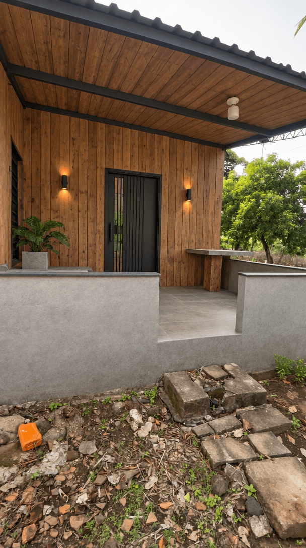Facade design in Barnhouse Facade style — Facade by GenRoom AI