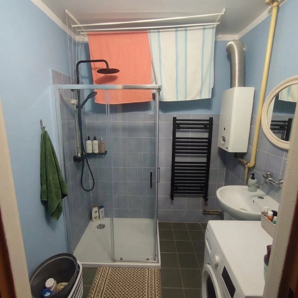 Bathroom interior in no_style style — photo by GenRoom AI