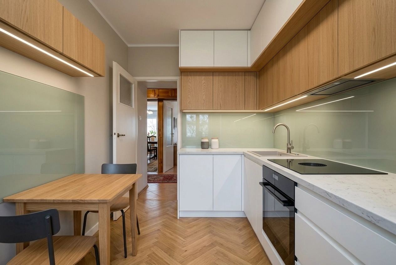 Kitchen interior in no_style style — photo by GenRoom AI
