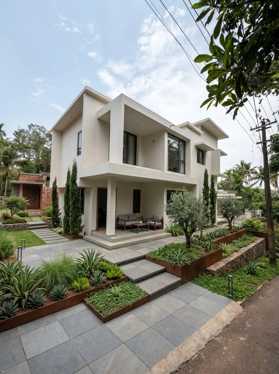 Landscape design in Contemporary Yard style — Yard by GenRoom AI