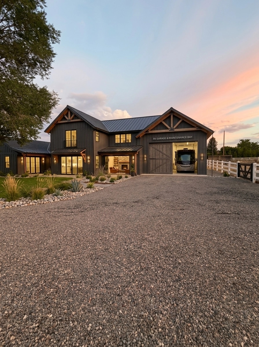 Facade design in Barnhouse Facade style — Facade by GenRoom AI