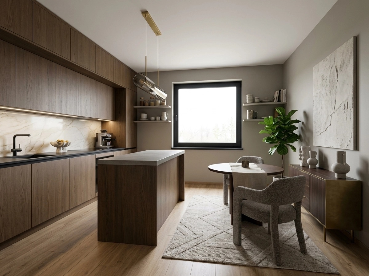 Contemporary Kitchen design — interior photo by GenRoom AI