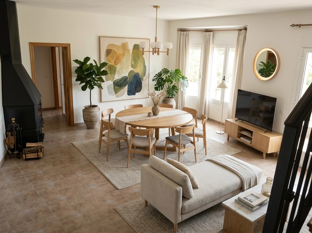 Scandinavian Living Room design — interior photo by GenRoom AI