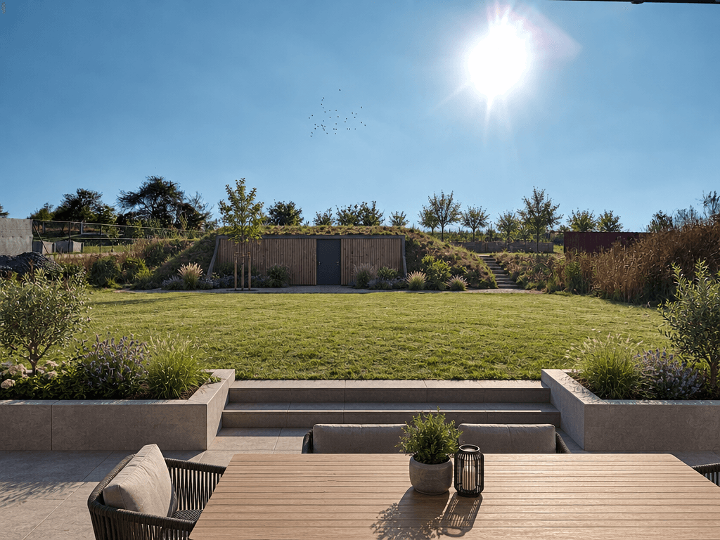 Landscape design in Minimalist Yard style — Yard by GenRoom AI