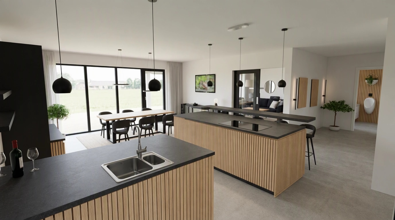 Kitchen interior in no_style style — photo by GenRoom AI