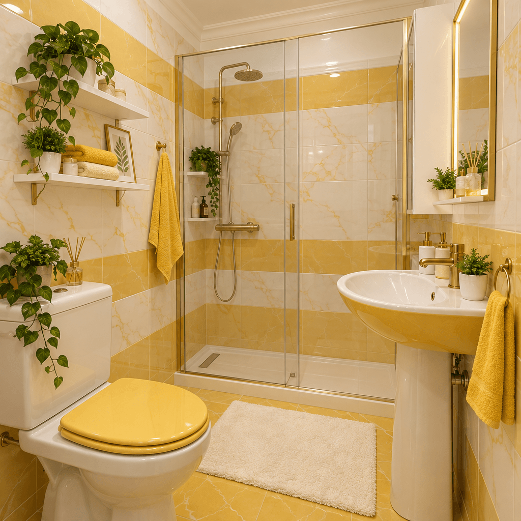 Interior design in Neoclassic style — Bathroom by GenRoom AI