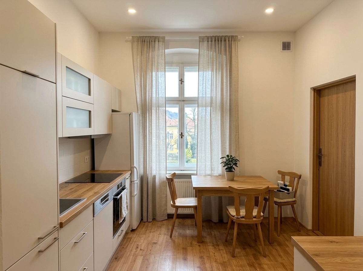 Kitchen interior in no_style style — photo by GenRoom AI