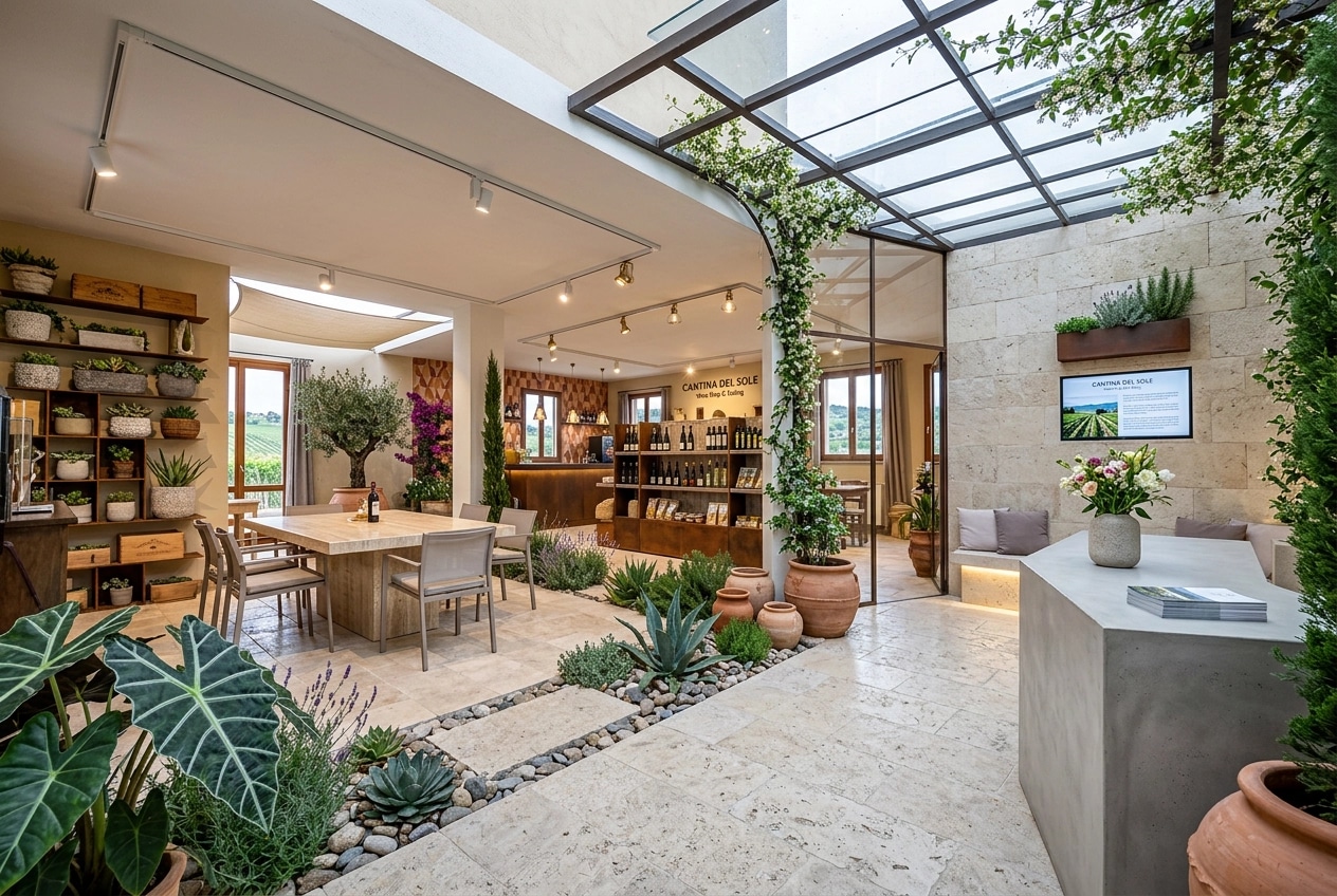 Landscape design in Mediterranean Yard style — Yard by GenRoom AI