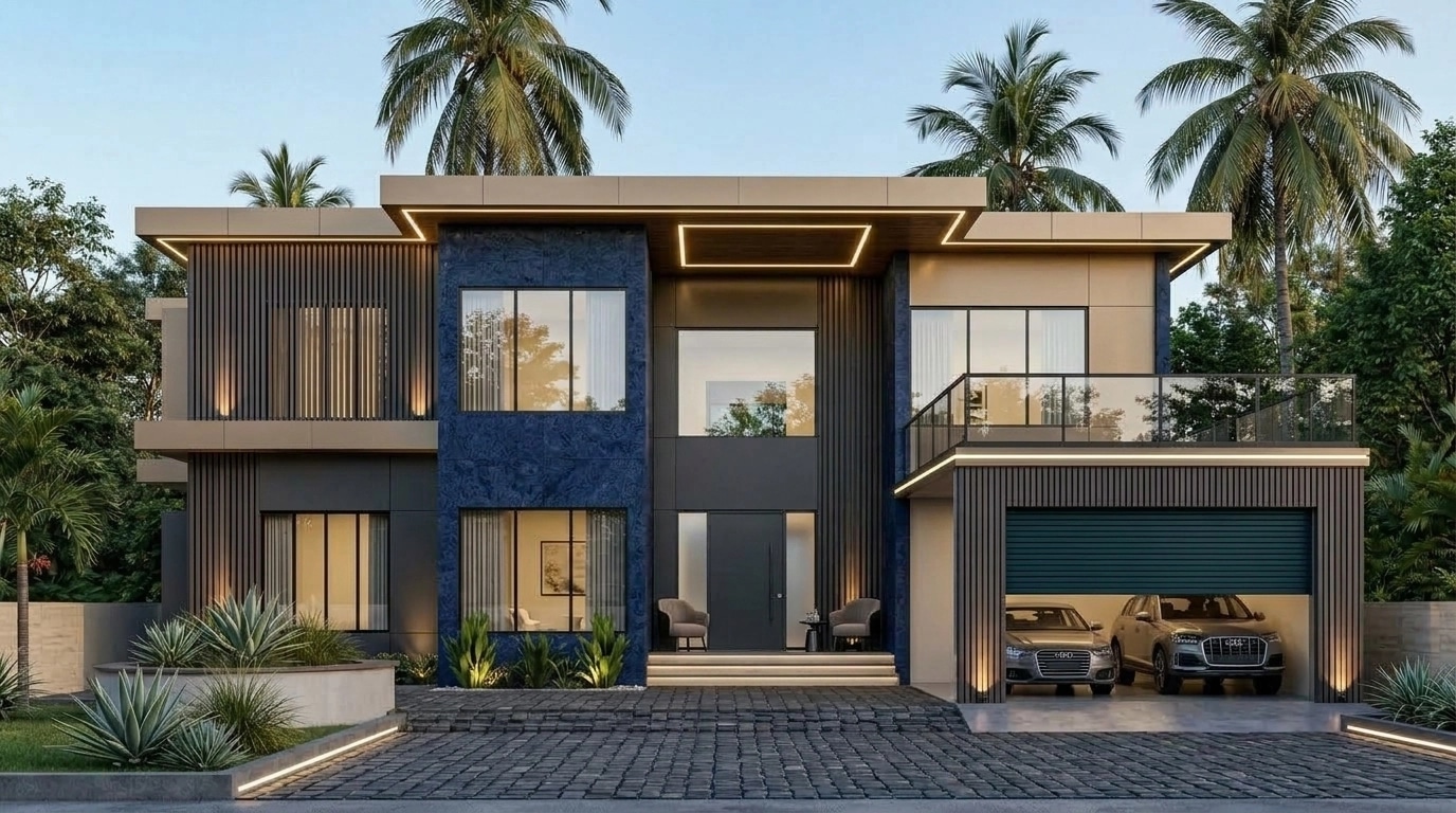 Contemporary Facade Facade design — facade photo by GenRoom AI