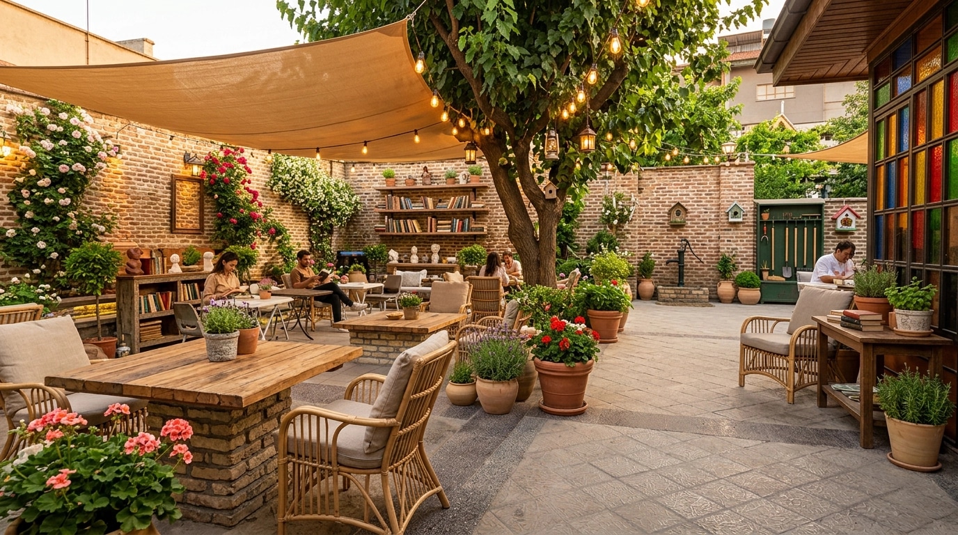 German Garden Yard design — yard photo by GenRoom AI