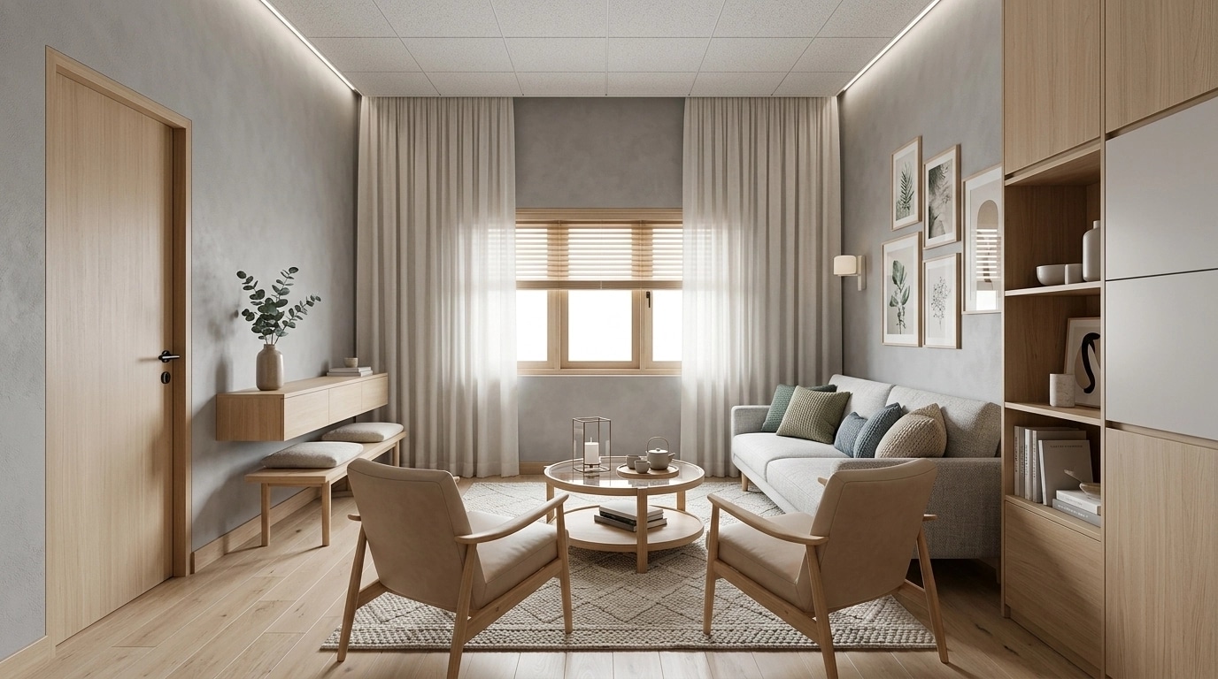 Scandinavian Living Room design — interior photo by GenRoom AI