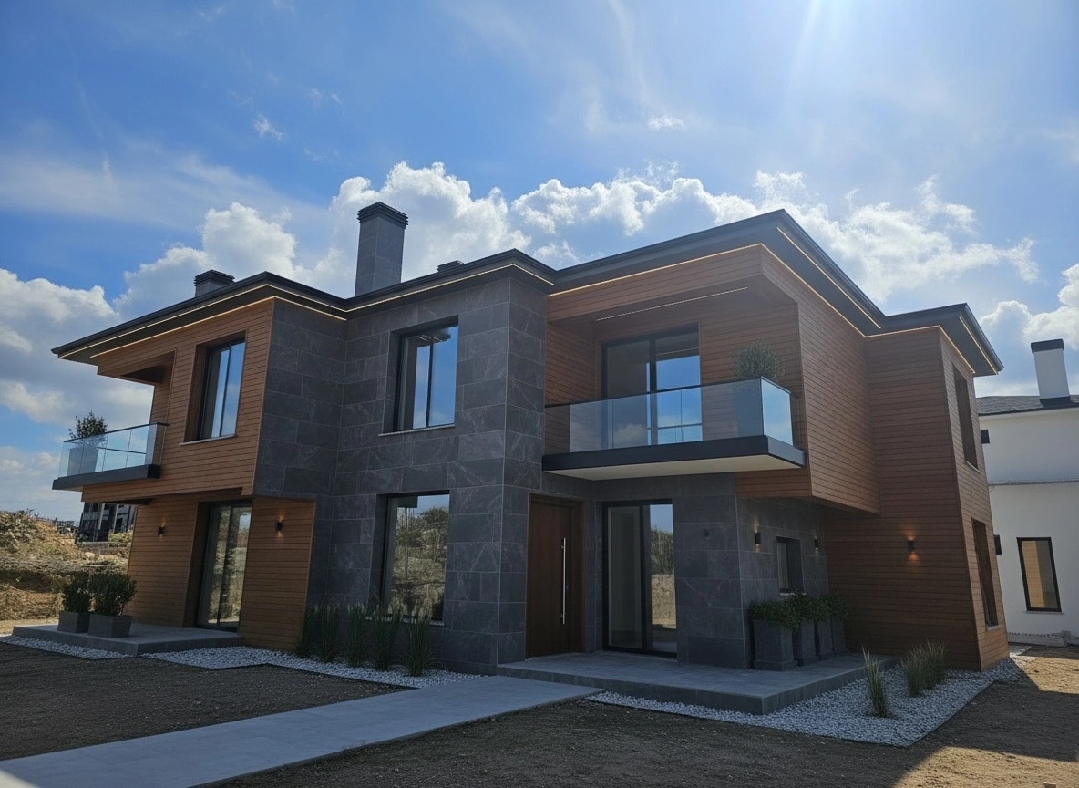 Contemporary Facade Fasad design — facade photo by GenRoom AI