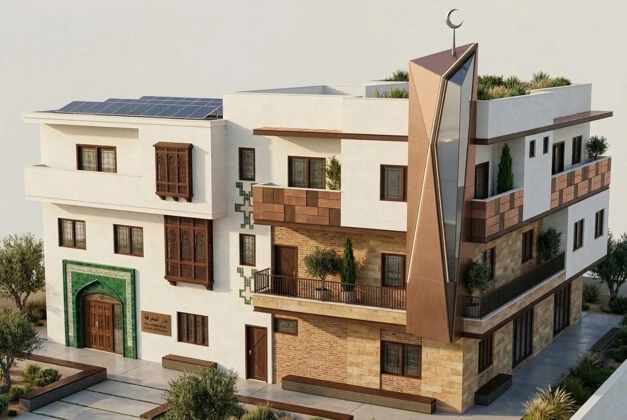 Facade design in Eclectic Facade style — Facade by GenRoom AI