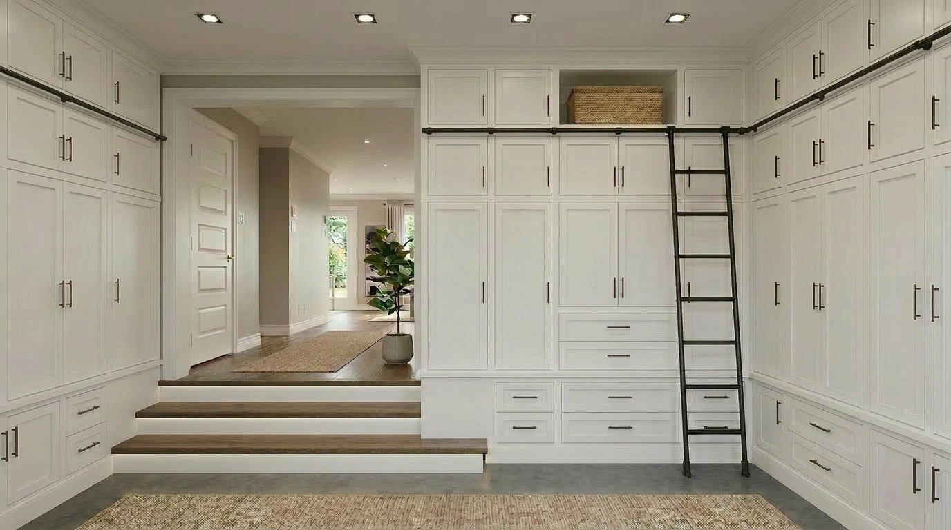 Hallway interior in Transitional style — photo by GenRoom AI