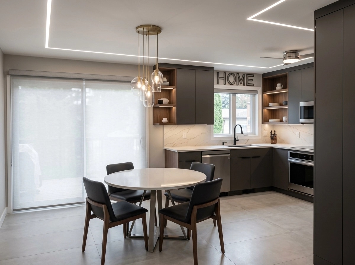 Interior design in Contemporary style — Kitchen by GenRoom AI