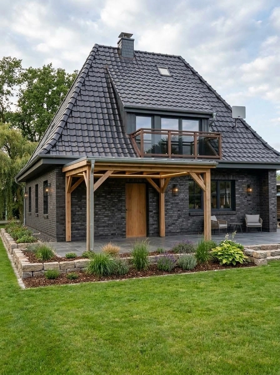 Facade design in Barnhouse Facade style — Facade by GenRoom AI