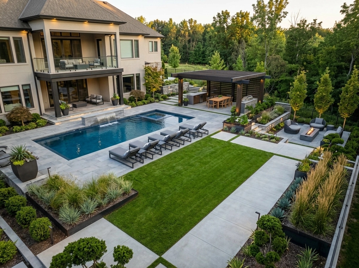 Contemporary Yard Yard design — yard photo by GenRoom AI