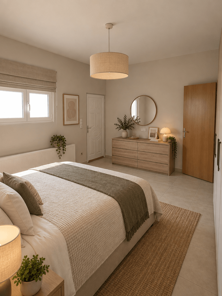 Minimalism Bedroom design — interior photo by GenRoom AI