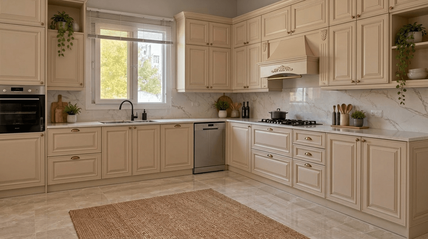 Kitchen interior in no_style style — photo by GenRoom AI