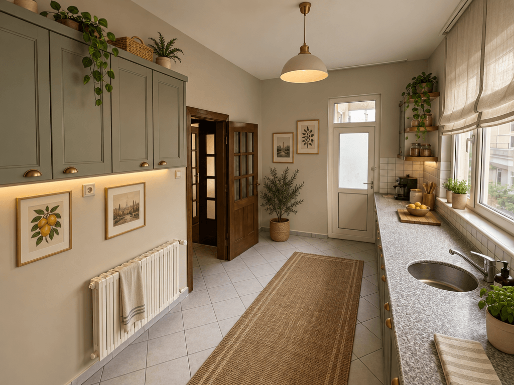 Neoclassic Kitchen design — interior photo by GenRoom AI