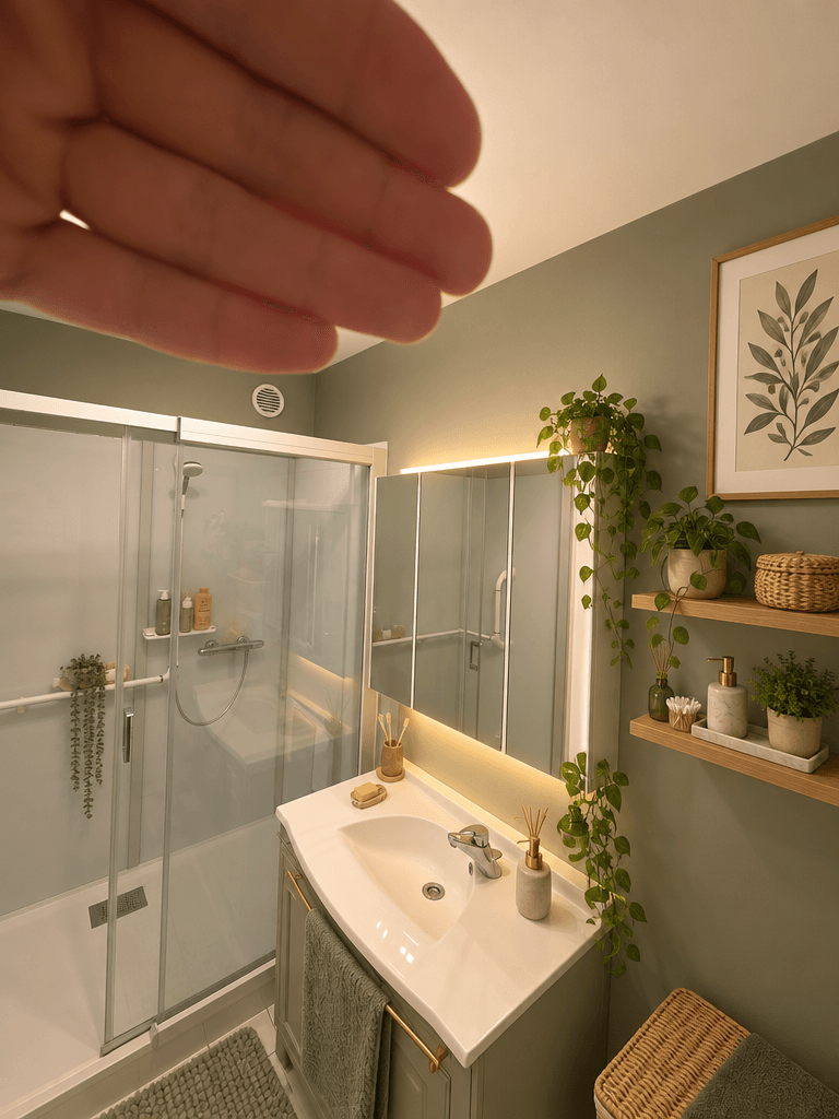 Bathroom interior in no_style style — photo by GenRoom AI
