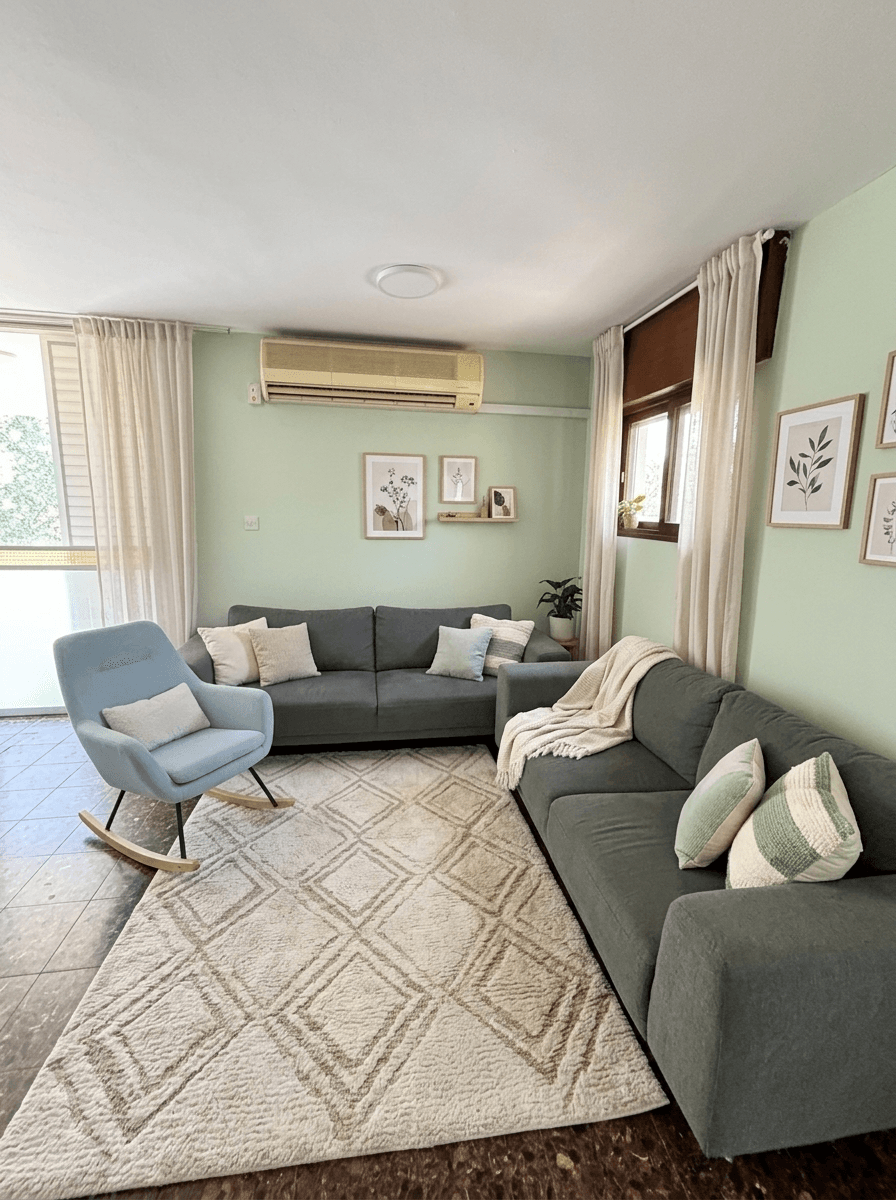 Scandinavian Living Room design — interior photo by GenRoom AI