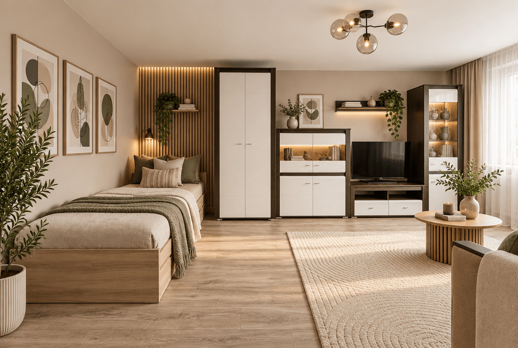 Interior design in Contemporary style — Living Room by GenRoom AI