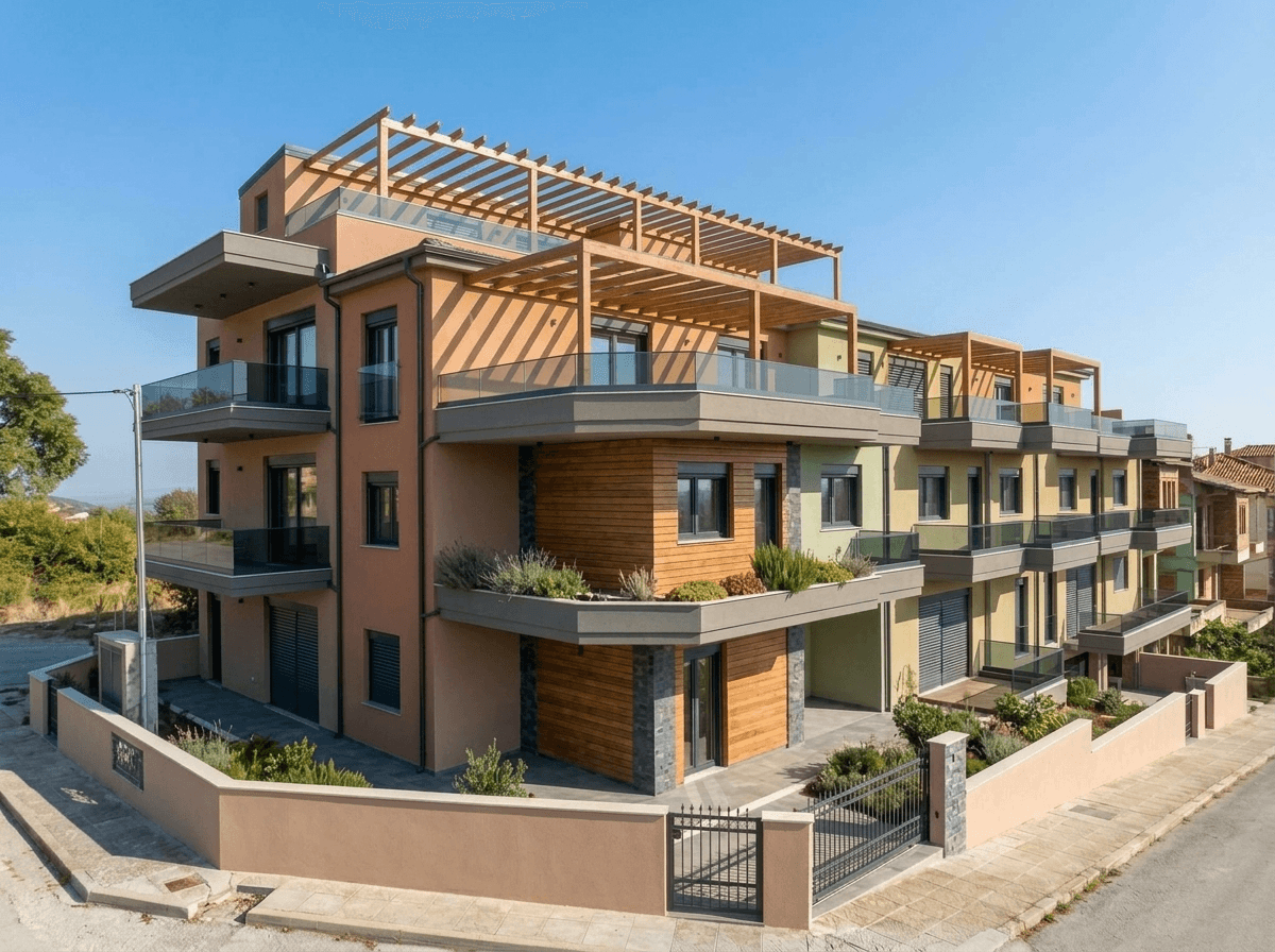 Contemporary Facade Facade design — facade photo by GenRoom AI