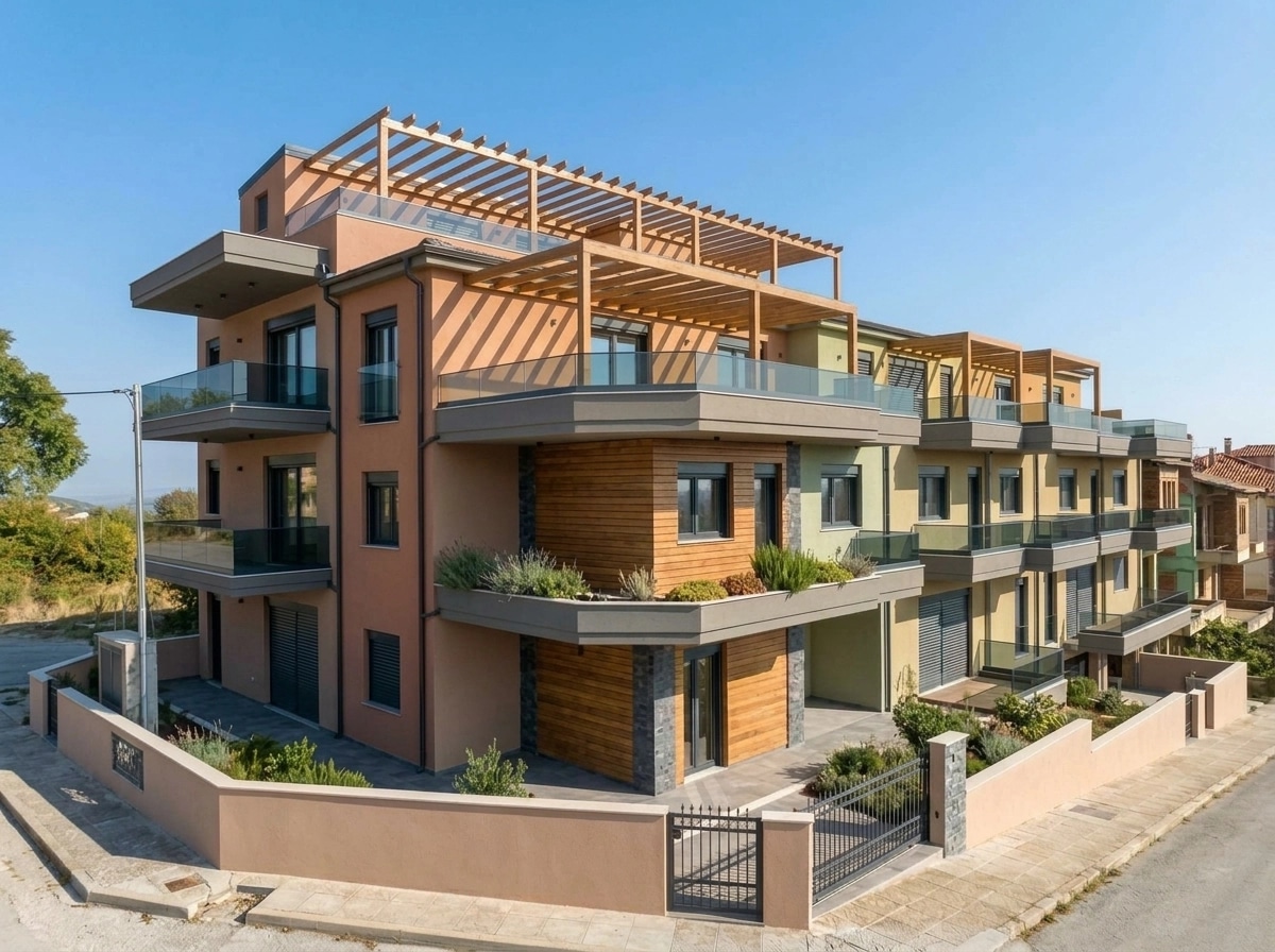 Facade design in Contemporary Facade style — Facade by GenRoom AI