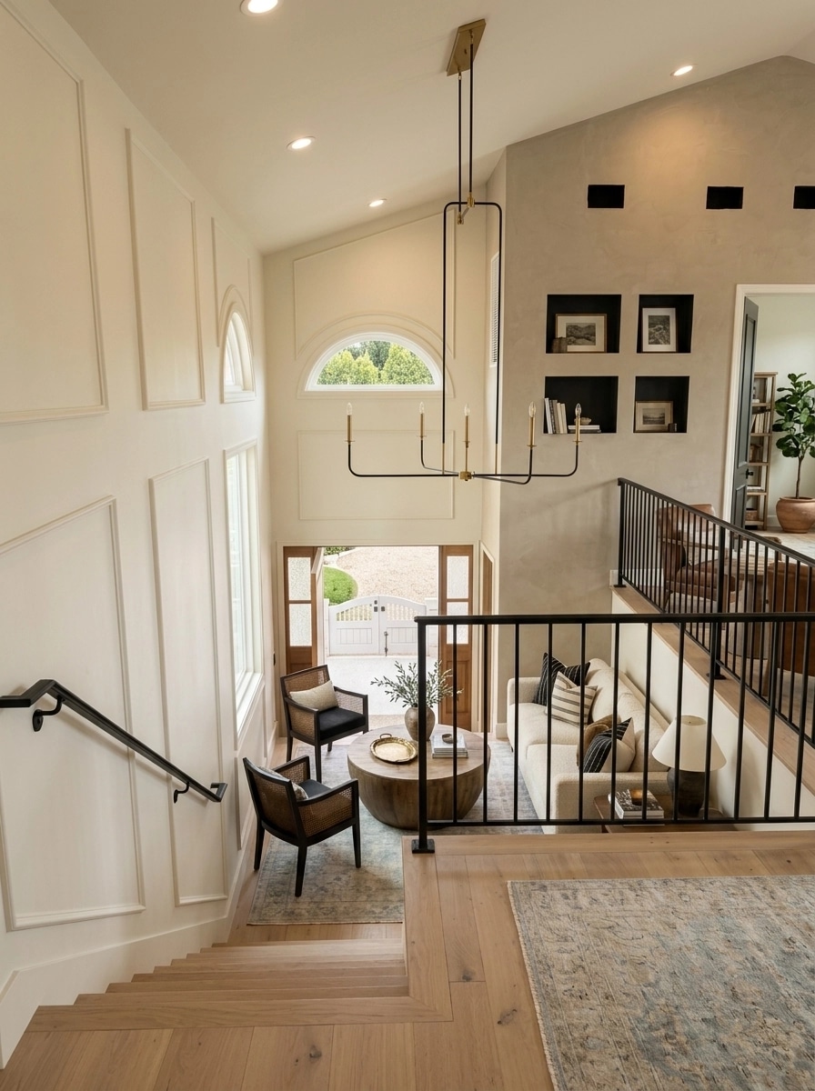 Modern Farmhouse Living Room design — interior photo by GenRoom AI