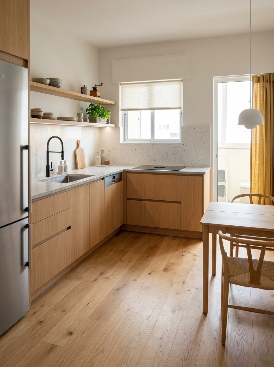 Interior design in Scandinavian style — Kitchen by GenRoom AI