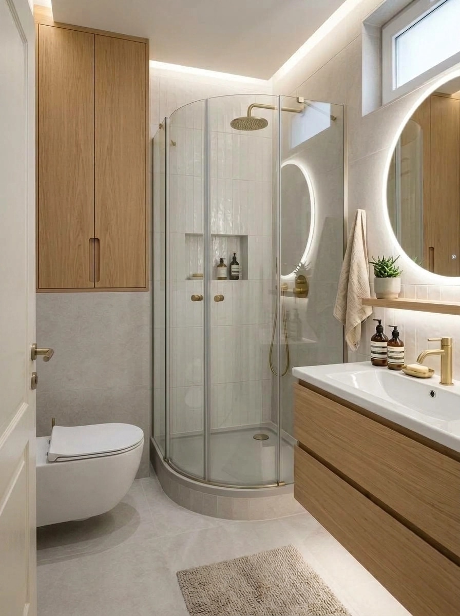 Interior design in Scandinavian style — Bathroom by GenRoom AI