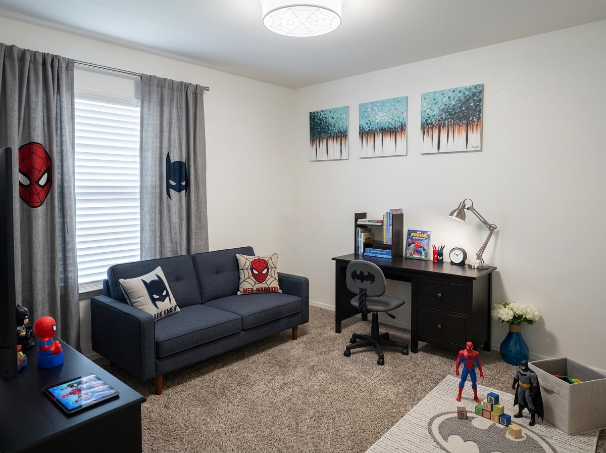 Interior design in Transitional style — Kids Room by GenRoom AI