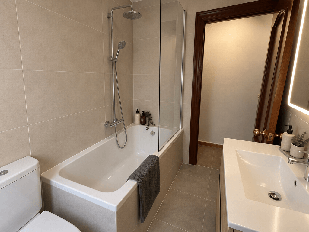 Interior design in Minimalism style — Bathroom by GenRoom AI
