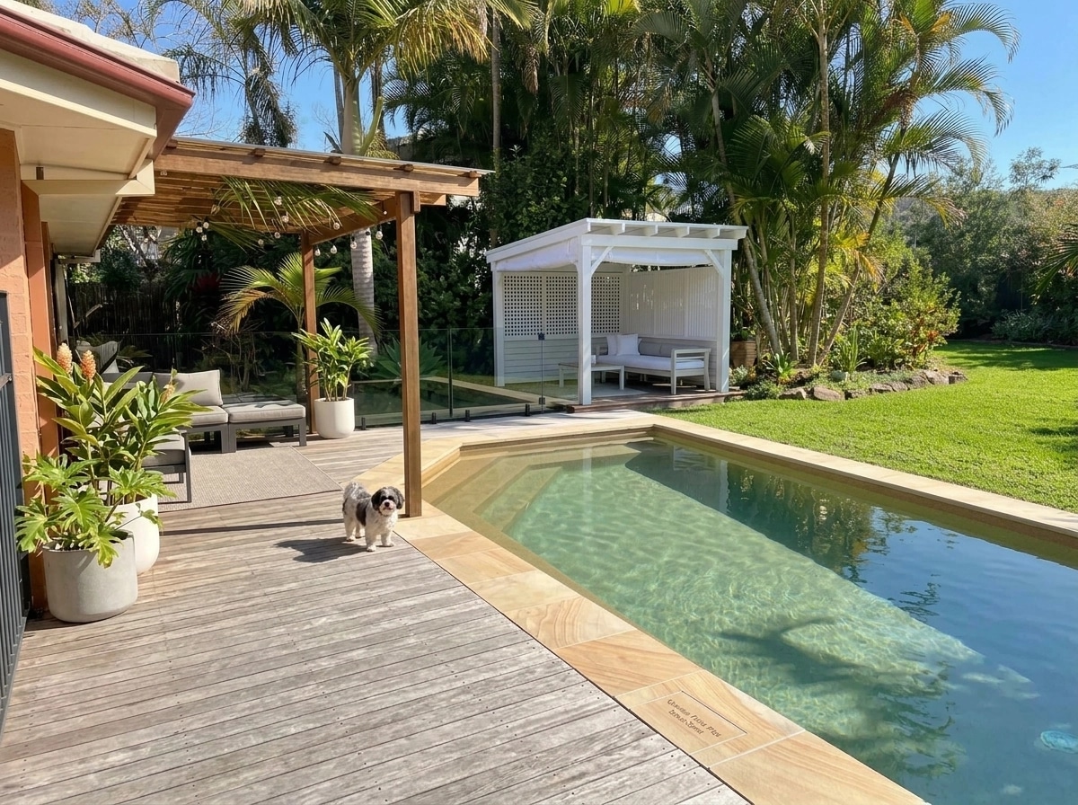 Yard design in no_style style — photo by GenRoom AI