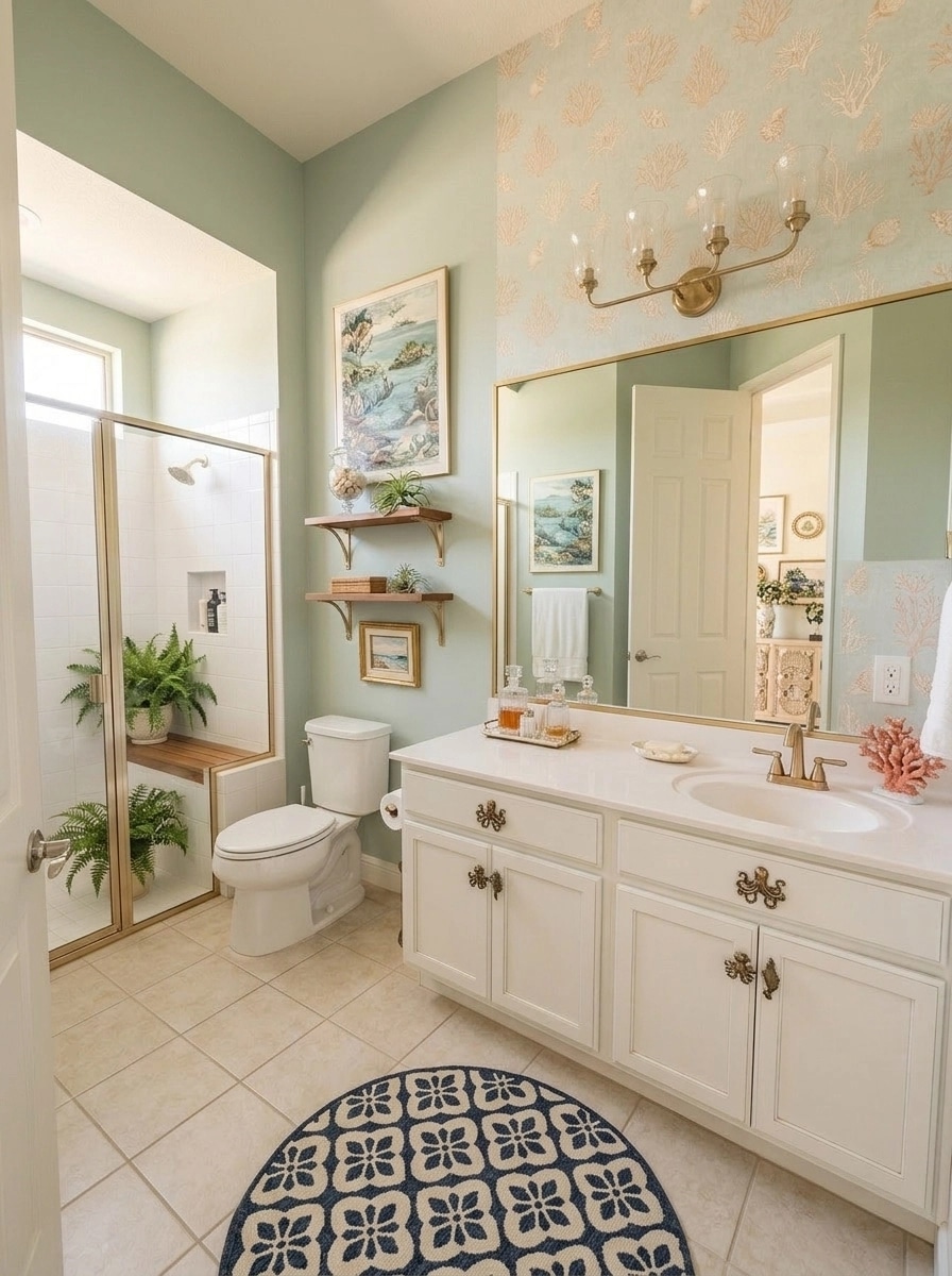 Bathroom interior in no_style style — photo by GenRoom AI