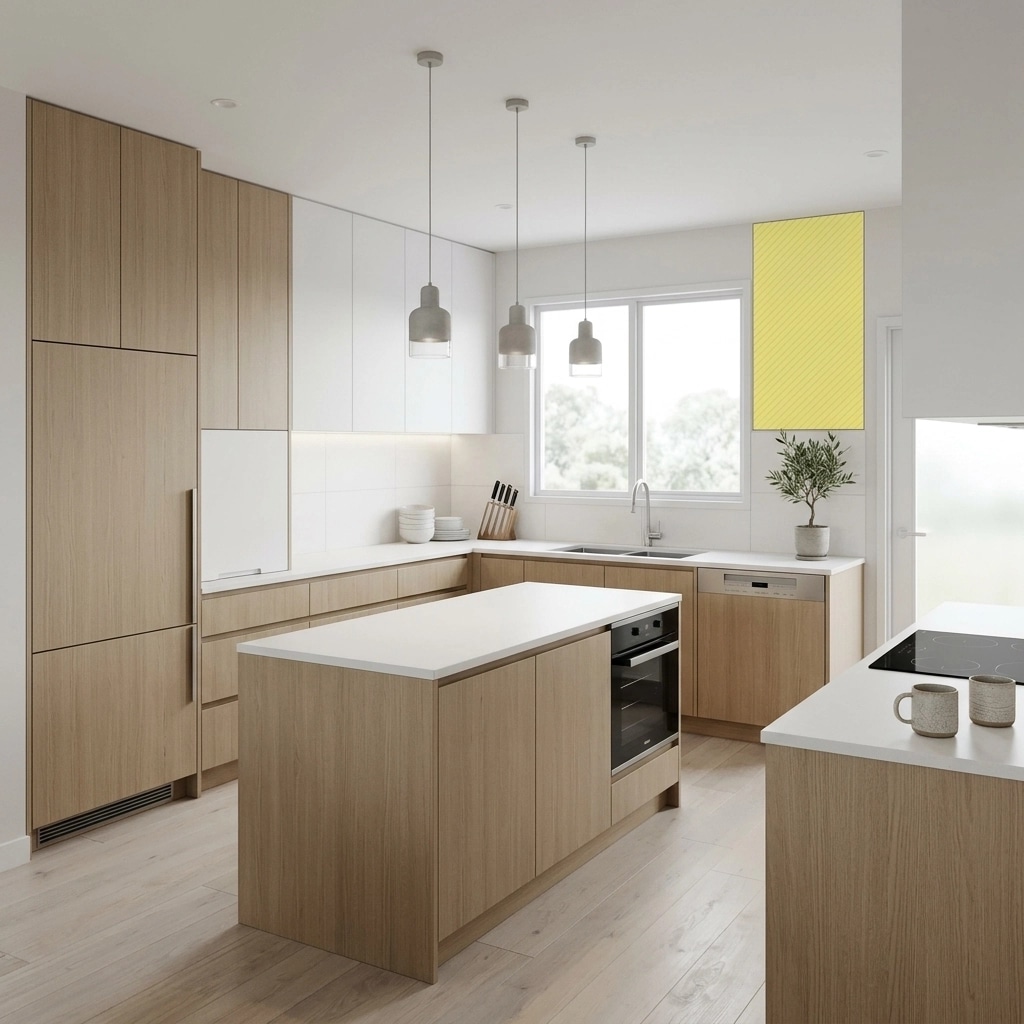Scandinavian Kitchen design — interior photo by GenRoom AI