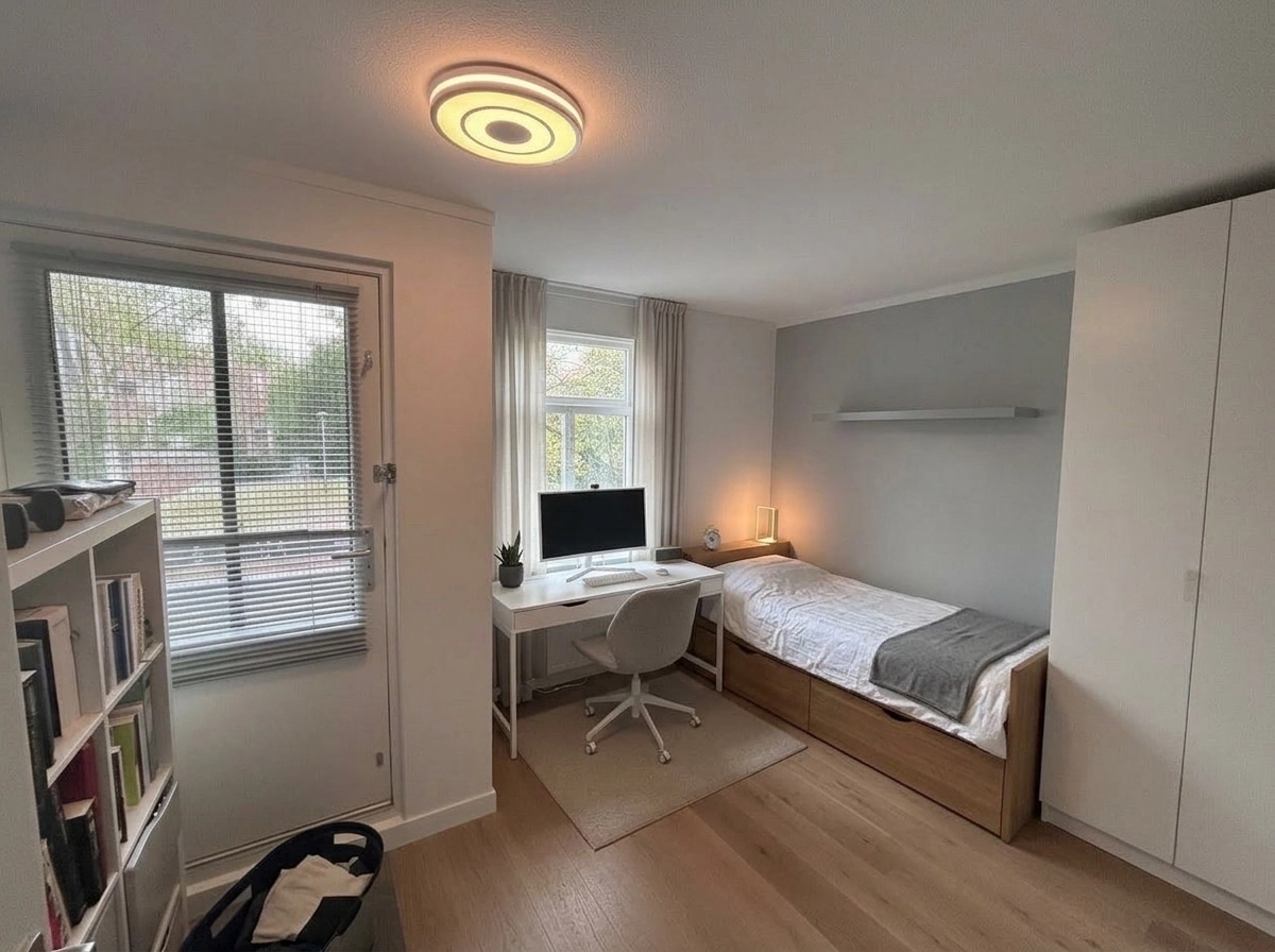 Minimalism Bedroom design — interior photo by GenRoom AI