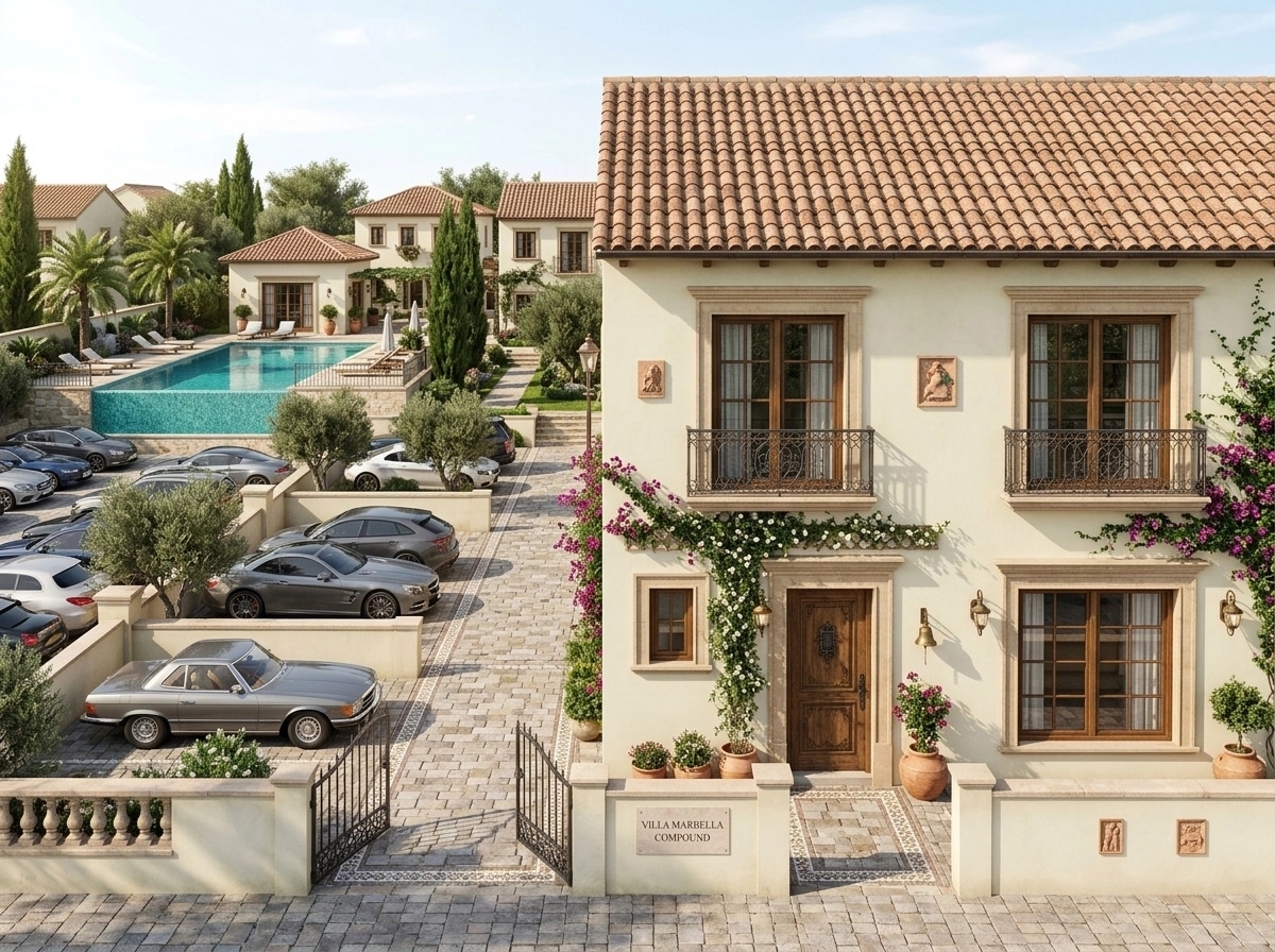 Facade design in Mediterranean Facade style — photo by GenRoom AI