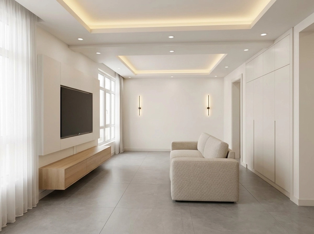 Minimalism Living Room design — interior photo by GenRoom AI