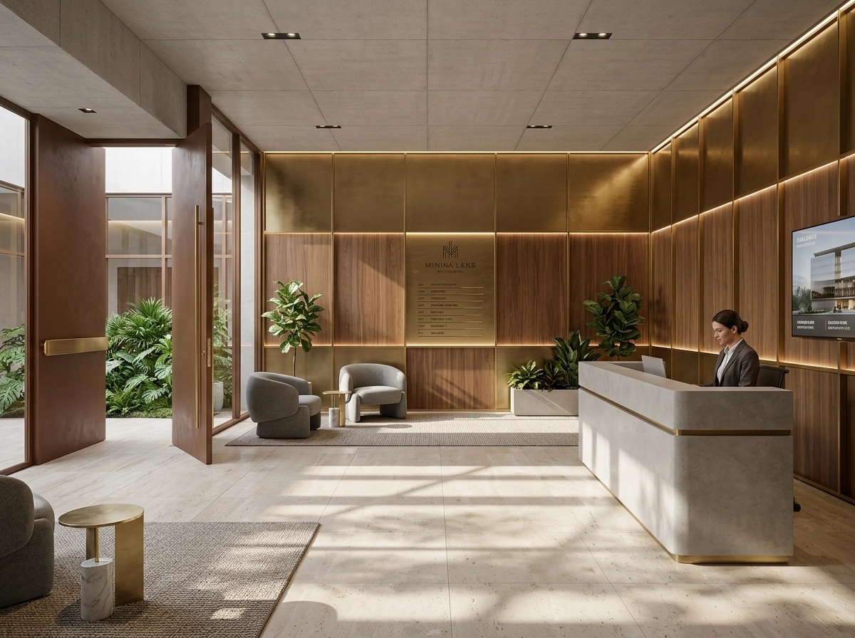 Interior design in Minimalism style — lobby by GenRoom AI
