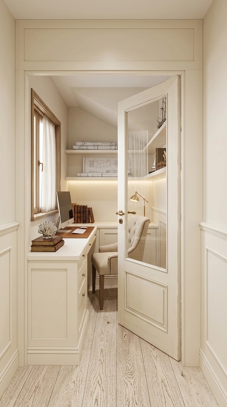 Interior design in Coastal / Hamptons style — Office by GenRoom AI