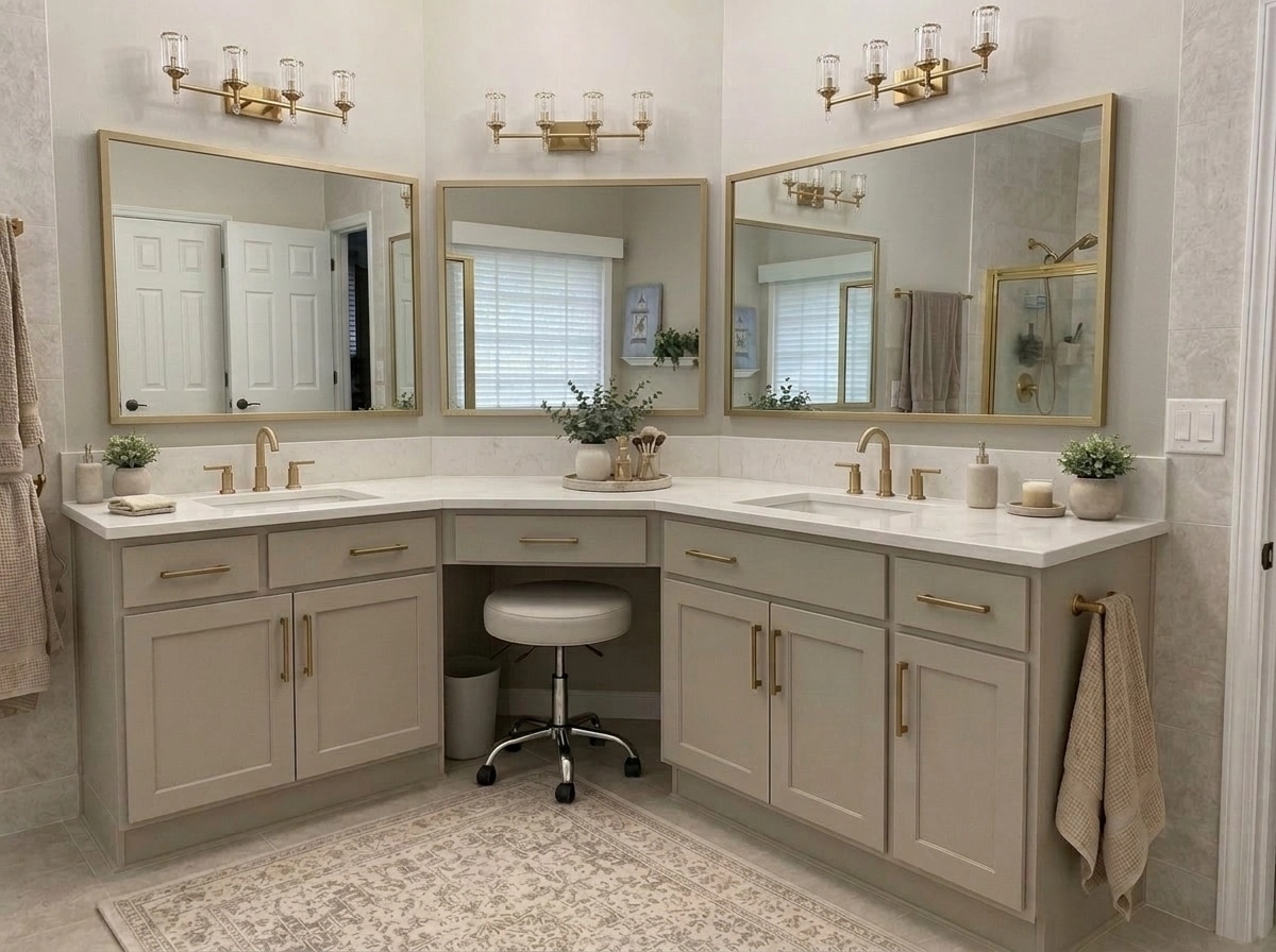 Contemporary Bathroom design — interior photo by GenRoom AI