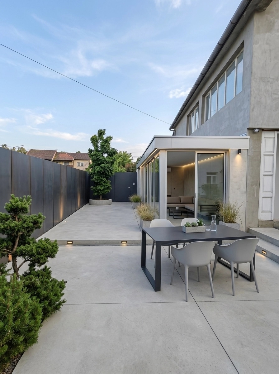 Landscape design in Minimalist Yard style — Yard by GenRoom AI