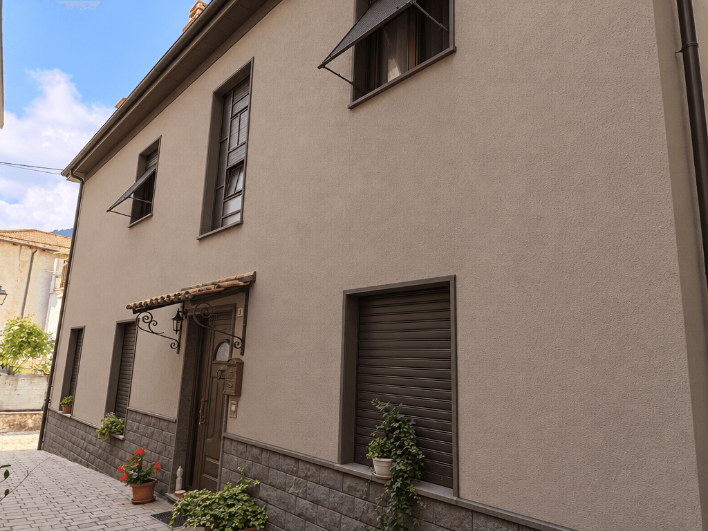 Facade design in Italian Villa Facade style — Facade by GenRoom AI