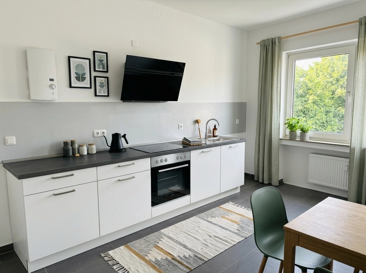 Interior design in Contemporary style — Kitchen by GenRoom AI