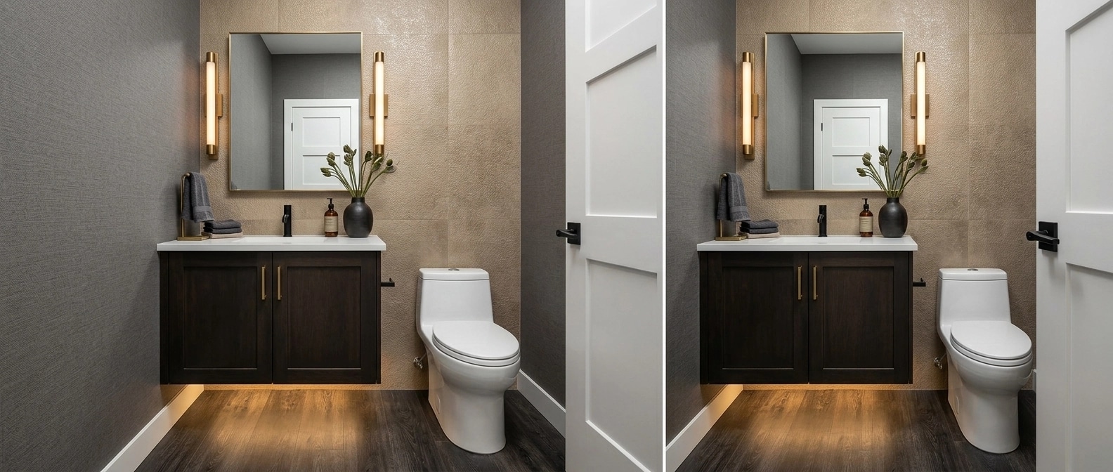 Bathroom interior in Contemporary style — photo by GenRoom AI