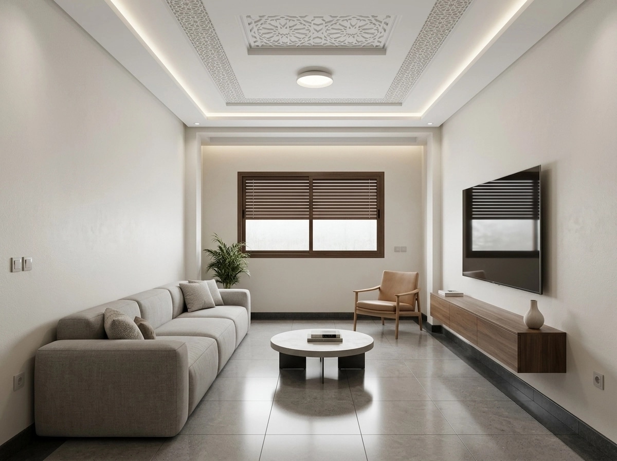 Minimalism Living Room design — interior photo by GenRoom AI